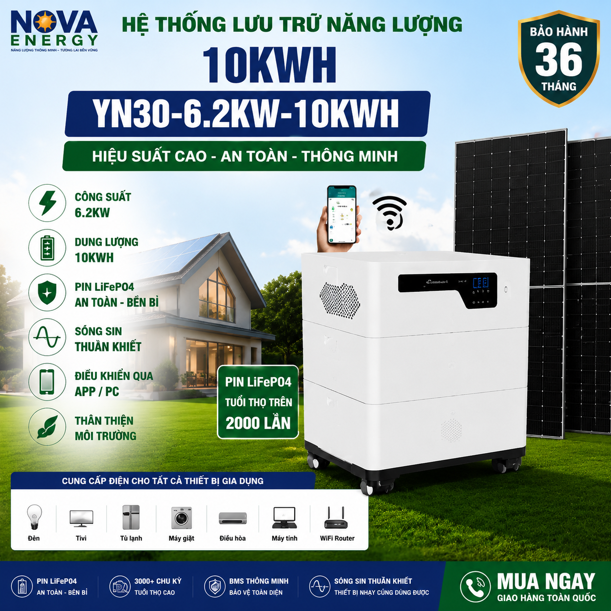 YN30 6200W 10kWh