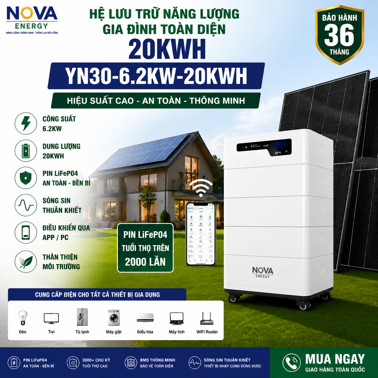 YN30 6200W 20kWh