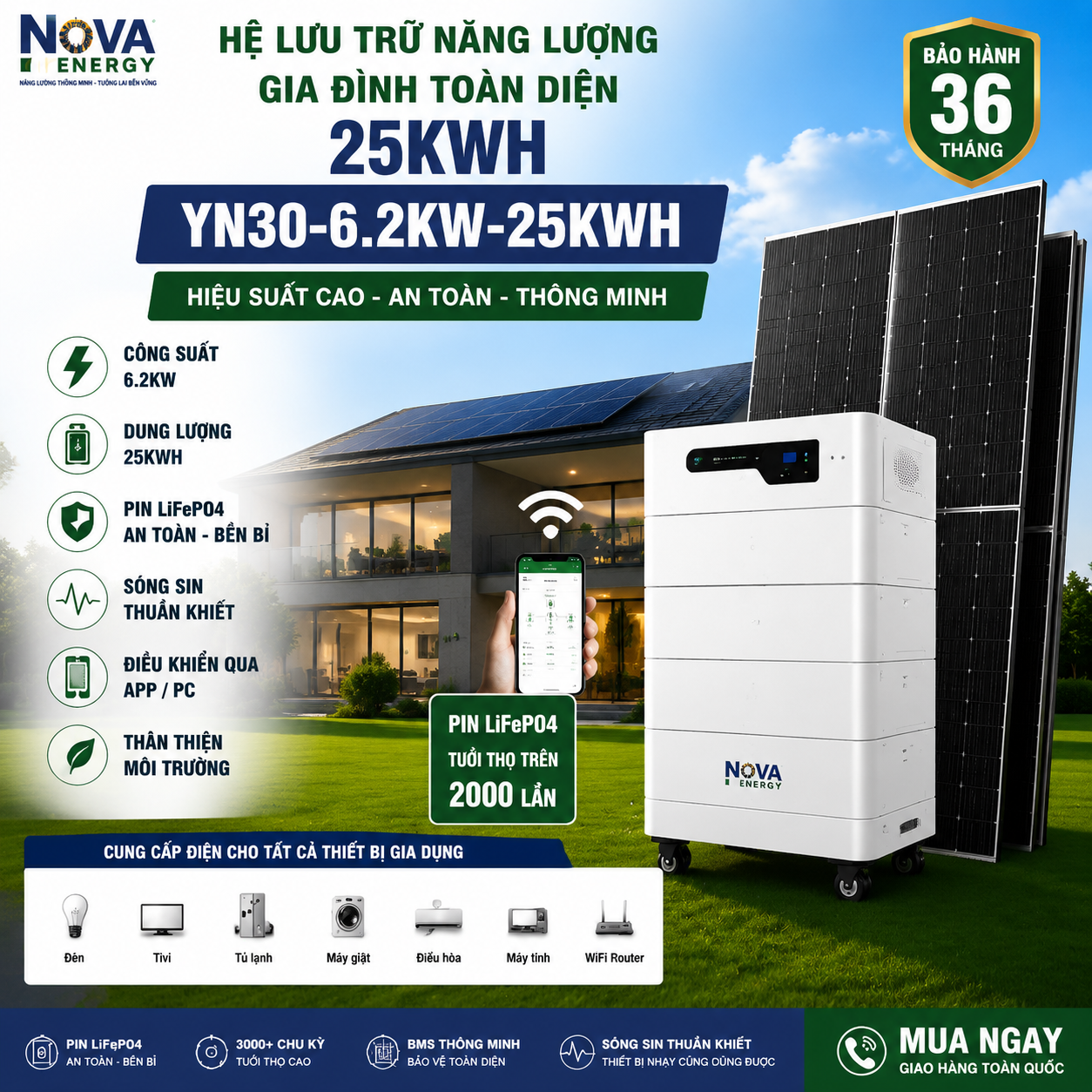 YN30 6200W 25kWh